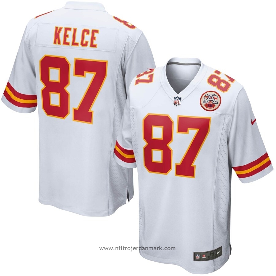 Børn Kansas City Chiefs NFL Trøje Travis Hvid – nfl trøje,Amerikansk fodbold,nfl danmark